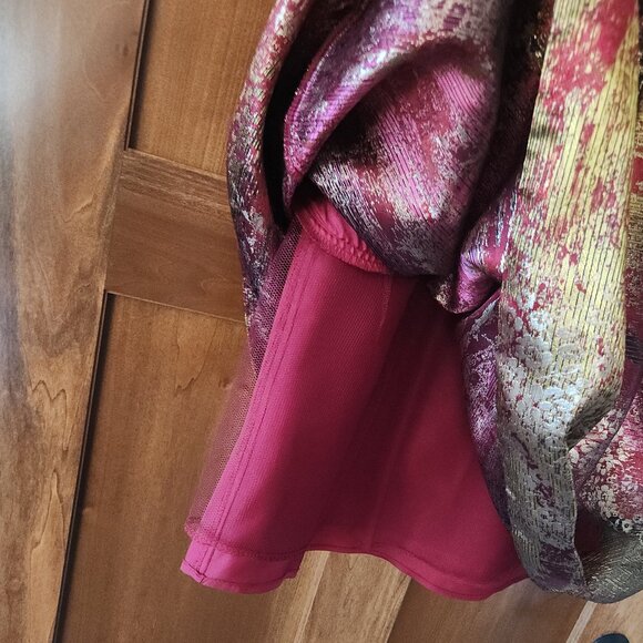 Nicole Miller Cocktail dress, size 8, metallic jacquard print - Picture 7 of 7